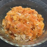 簡単電子レンジでにんじんの副菜